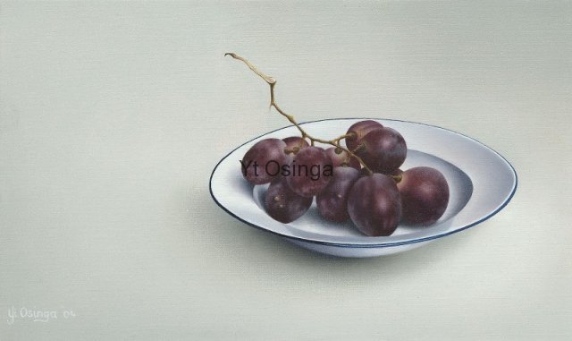 Bord met druiven
